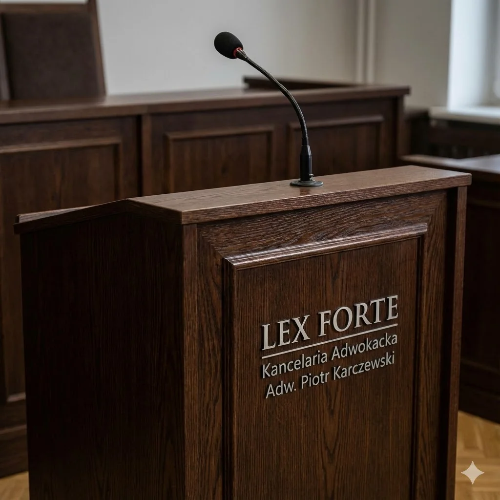 Sala sądowa Lex Forte - Kancelaria Adwokacka Warszawa